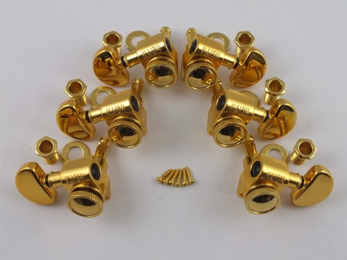 Gold locking machine heads - gold, 3