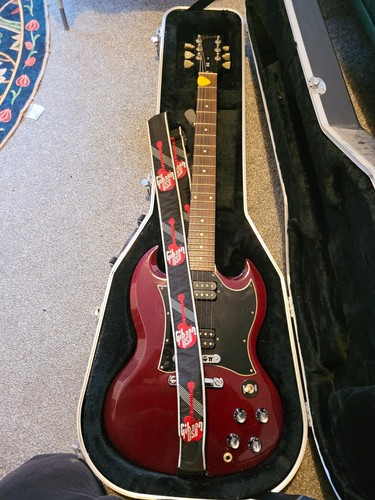 Gibson 1980 red solid body - sg,